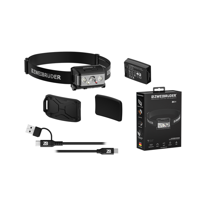 Zweibrüder ZB3H LED Headlamp 600 lm